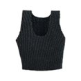 thumbnail image 1 of Chaleco femenino a escala 1/12, accesorio de ropa para muñecas hecho a mano, ropa en miniatura para muñecas de 6 pulgadas. Negro, 1 of 9