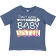 thumbnail image 3 of Inktastic Don't Mess with My Baby Sister Boys or Girls Toddler T-Shirt, 3 of 5
