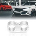 thumbnail image 2 of Unique Bargains 4 Pcs AN4 Vehicle Hose Separator Clamp Fuel Line Connector for Oil Fuel Hose Silver Tone, 2 of 5