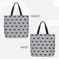 thumbnail image 2 of Easygdp Polka Dot Christmas Dog Bolsa Tote para Mujer, Bolso de Hombro para Trabajo, Playa, Viajes, Compras y Supermercado, 2 of 7