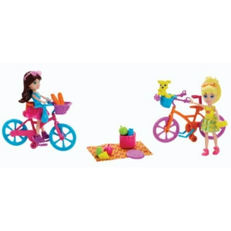 Polly Pocket Complete Bikes and Dolls Playset