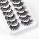 thumbnail image 4 of Kit de 10 pares de pestañas postizas, pestañas postizas 3D, pestañas largas naturales y esponjosas, pestañas postizas de banda suave reutilizables, extensión de pestañas de maquillaje negro de lujo, 4 of 5