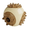 thumbnail image 2 of Kiddiway Indestructible Dog Toy Ball - Bouncy Treat Dispensing Ball for Self-Entertainment, Boredom Relief, Durable Natural Rubber, Dog Toys for Large Dogs, Outside Fetch Toy.,Brown, 2 of 8