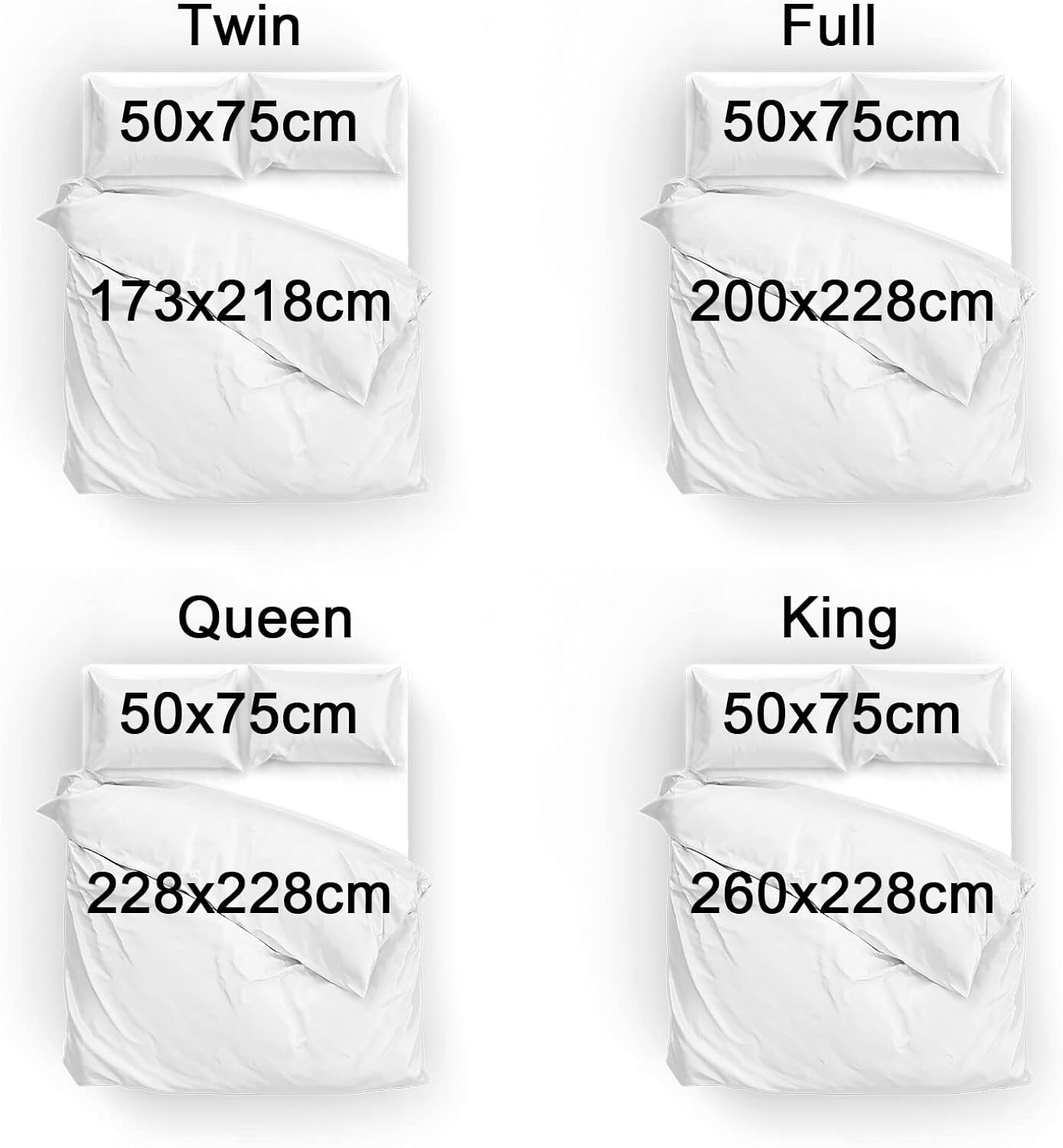 Printed Duvet Quilt Cover Lightning Bedding Bed Set Mc-Queens Soft ...