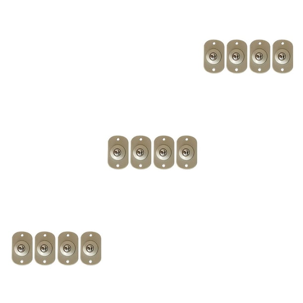 Yuarrent Paquete de 4 ruedas autoadhesivas para muebles de hogar, polea con cuentas de acero Type1 NO1 Yuarrent CBP321250