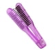 thumbnail image 1 of EeaseMX Peine para el cuidado del cabello de mujer, peine alisador, resistente a altas temperaturas, herramientas de peinado, cepillo de cerdas de jabalí de doble cara, pinza para peine (morado), 1 of 7