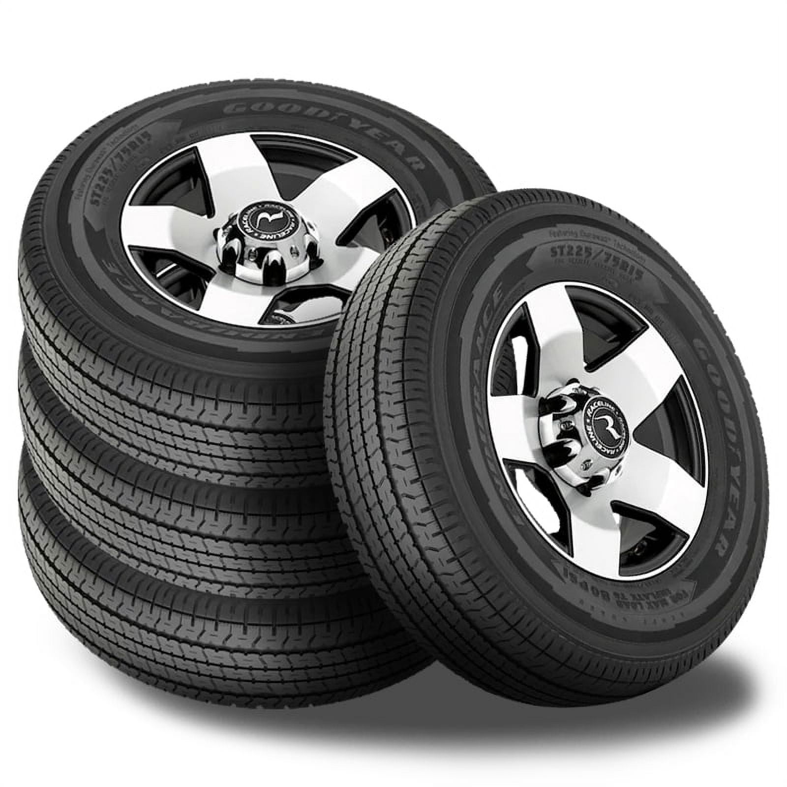 Goodyear Endurance ST 205/75R14 105N Trailer Tires, Durable Tread