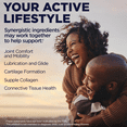 thumbnail image 3 of KAL Glucosamine Chondroitin MSM | Healthy Joint & Connective Tissue Support | Includes Antioxidant Vitamin C | Rapid Disintegration | 60 Tablets, 3 of 6