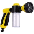 thumbnail image 1 of Pistola rociadora de agua con espuma para jardín para lavado de autos, mascotas, duchas y plantas (amarilla), 1 of 5