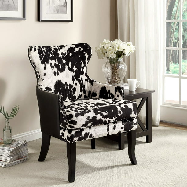 A Line Furniture Chalina Cowhide Design, Cowhide Dining Chairs With Nailhead Trim