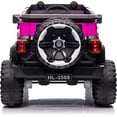 thumbnail image 4 of Yesfashion 12V Ride on Car Off-Road Electric SUV Ride on Toy 25W*2 Battery Powered Ride on Toy Vehicle with Remote Control MP3 LED Lights Off-Road Tires, 4 of 6