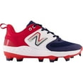 thumbnail image 2 of New Balance Women's Fresh Foam Velo V3 Molded Fastpitch Softball Cleat Red/White/Blue Medium 7.5, 2 of 6