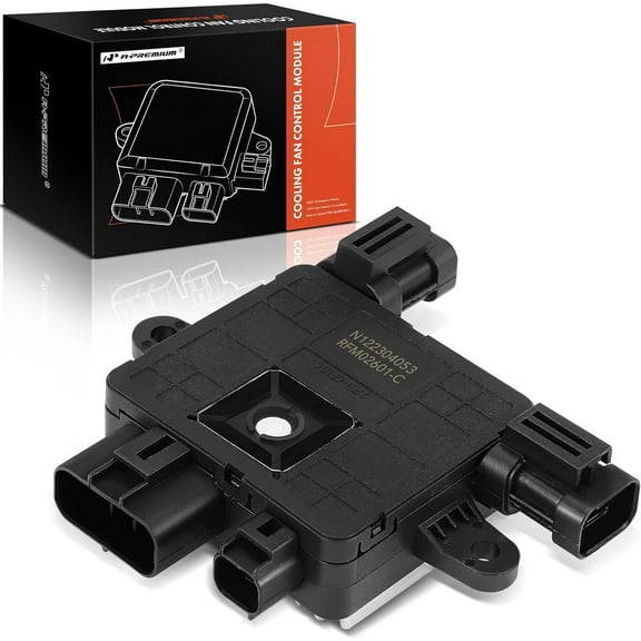 A-Premium Engine Radiator Cooling Fan Control Module Compatible with Kia Sedona 2006-2010 3.8L, Sedona 2011-2012/2014 3.5L & Hyundai Entourage 2007-2008 3.8L, Replace# 253854D900