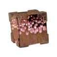 thumbnail image 4 of Lámpara de mesa con flores de tulipán, regalo para fiestas, espejo con tulipán artificial creativo DIY Violeta, 4 of 9