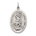 thumbnail image 4 of 925 Sterling Silver St. Michael Medal, 4 of 7