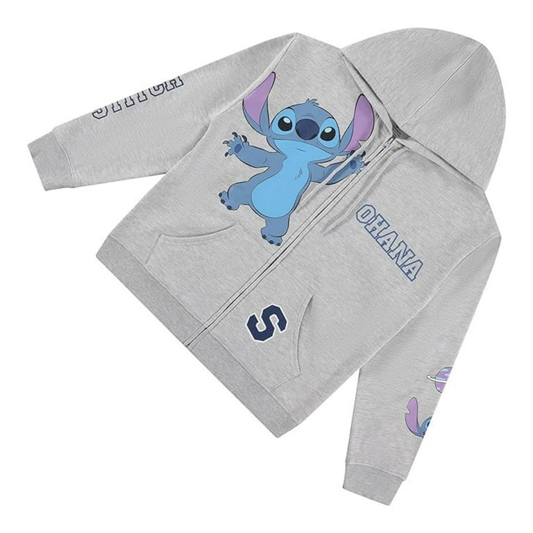 Disney Lilo and Stitch Hoodie, Ohana Zip-Up Sweatshirt Disney Lilo and Stitch Hoodie, Ohana Zip-Up Sweatshirt