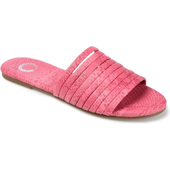 Journee Collection Womens Comfort Foam Marisol Slide 6.5 Pink