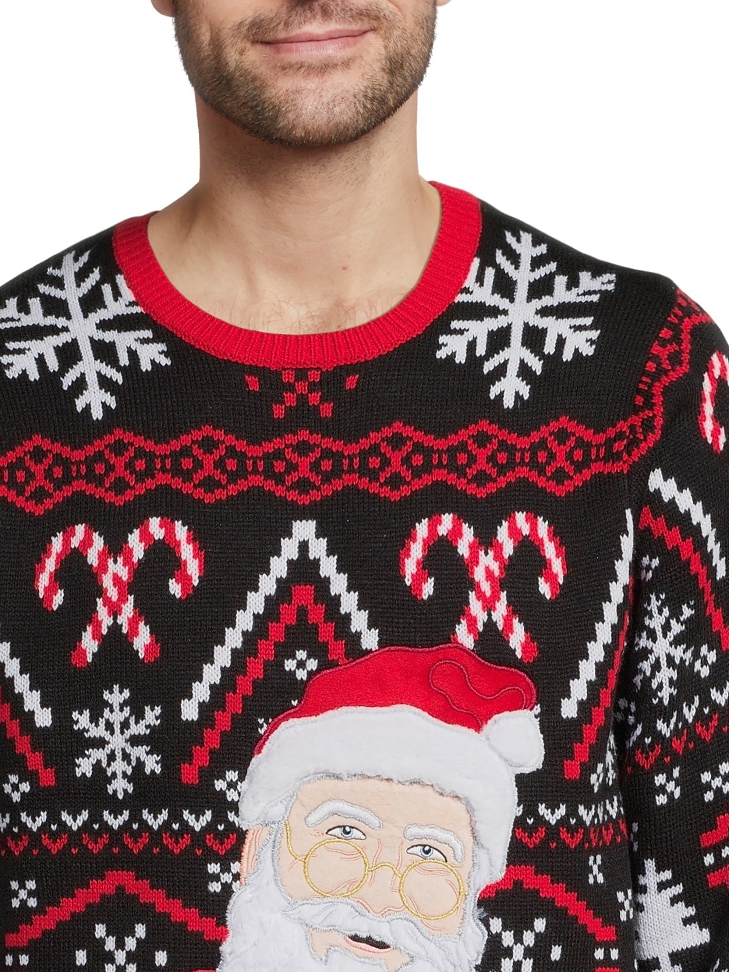 Jolly Sweaters Men's and Big Men's Ugly Christmas Sweater, Sizes S-3XL