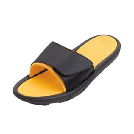 

Dyenomite SS300 Imprintable Athletic Slides Black & Gold - Small