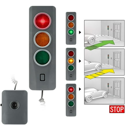 Garage Parking Indicator Car Park Assist Sensor System with Stop Indicator Smart Parking Aid Gadget with Stopper