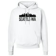 thumbnail image 2 of Inktastic Seattle Washington City Skyline Adult Hoodie Sweatshirt, 2 of 4