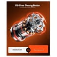 thumbnail image 2 of 3 Gallon Air Compressor, 1/3HP Oil-Free Portable Compressor 0.54CFM@90PSI, 100PSI Max, Pancake Air Compressor for Tire Inflation, Spray Painting, Nail Gun, 2 of 8