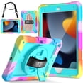 thumbnail image 1 of Funda para iPad LTROP para iPad de 9ª, 8ª y 7ª generación, a prueba de golpes, color aguamarina, 1 of 7