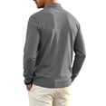 thumbnail image 4 of Men's Casual Polo Shirts Classic Long Sleeve Basic Button T-Shirt Lightweight Golf Tops, 4 of 5