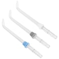 thumbnail image 3 of EeaseMX Irrigador bucal con cabezal rociador, 3 unidades, dispositivo para limpiar dientes con hilo dental, boquilla rociadora, mango limpiador, accesorio para el hogar (azul, gris y blanco), 3 of 7