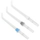 thumbnail image 3 of EeaseMX Irrigador bucal con cabezal rociador, 3 unidades, dispositivo para limpiar dientes con hilo dental, boquilla rociadora, mango limpiador, accesorio para el hogar (azul, gris y blanco), 3 of 7