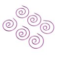 thumbnail image 1 of Spiral Cable Knitting Needle, DIY Portable 6Pcs Multipurpose Circular Cable Knitting Needle  for Knitting Gold,Blue,Purple, 1 of 7