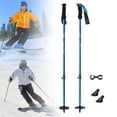 thumbnail image 1 of Ethern Ski pole tips, multifunctional, ergonomic, adjustable for slopes and outdoor use blue, 1 of 9