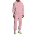 thumbnail image 2 of GrmtClth Mens Sweatsuit Set 2 Piece Casual Gym Tracksuit Set Athletic Elastic Waist Sweatpants Outfits for Men Pink XXL, 2 of 6