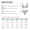 thumbnail image 4 of Kdxio Watermelon Print Women's 2 Piece High Waisted Wrap Spaghetti Strap Summer Swimsuit Bikini Set-, 4 of 7