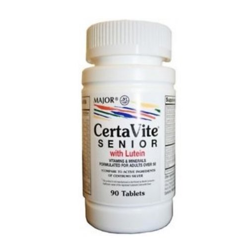 Major CeraVite Senior with Antioxidants Nutrients Tablets, 90 Count