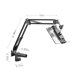 thumbnail image 3 of Soporte voladizo para tableta Pisexur para hombres, soporte retráctil para tableta, se fija a muebles, ángulo ajustable, extensible, almacenamiento práctico, organizador de electrónica para niños., 3 of 8