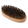 thumbnail image 2 of Hombres de Madera Bolsillo Militar Bigote Barba Peine Cepillo ideal para suavizar y peinar la barba todo de Barda tamaña portátil, 2 of 7