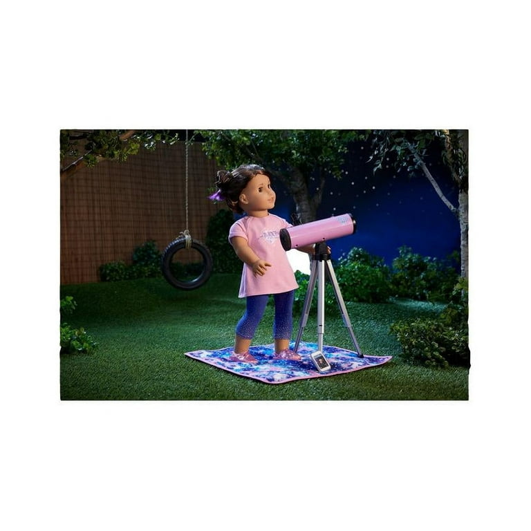 American Girl Doll 2019 Luciana Telescope Projector Blanket Phone Set w Box