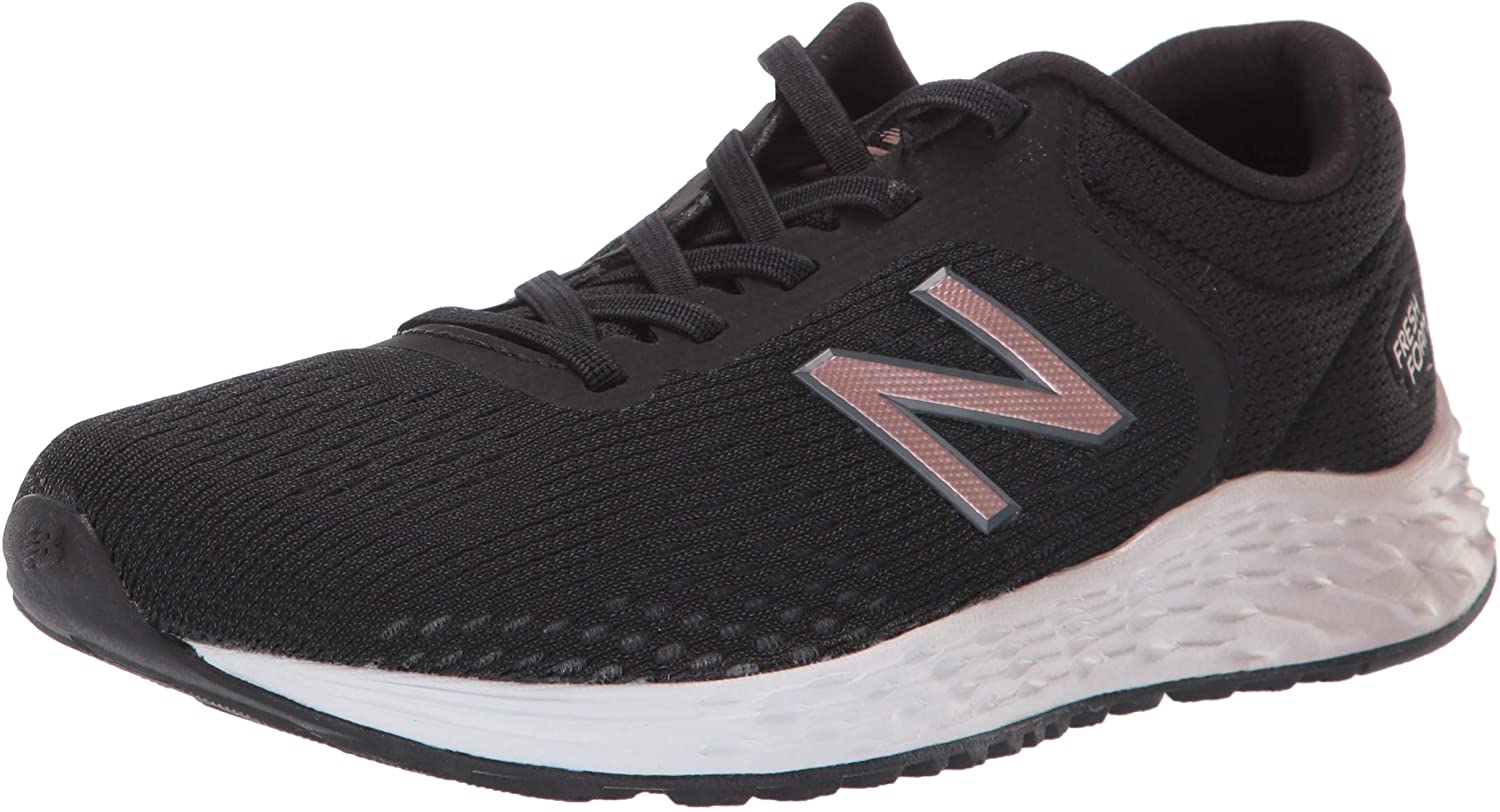 black new balance with rose gold