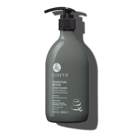Luseta Charcoal Detox Cleansing & Purifying Conditioner for Oily Hair - Sulfate Free Paraben Free