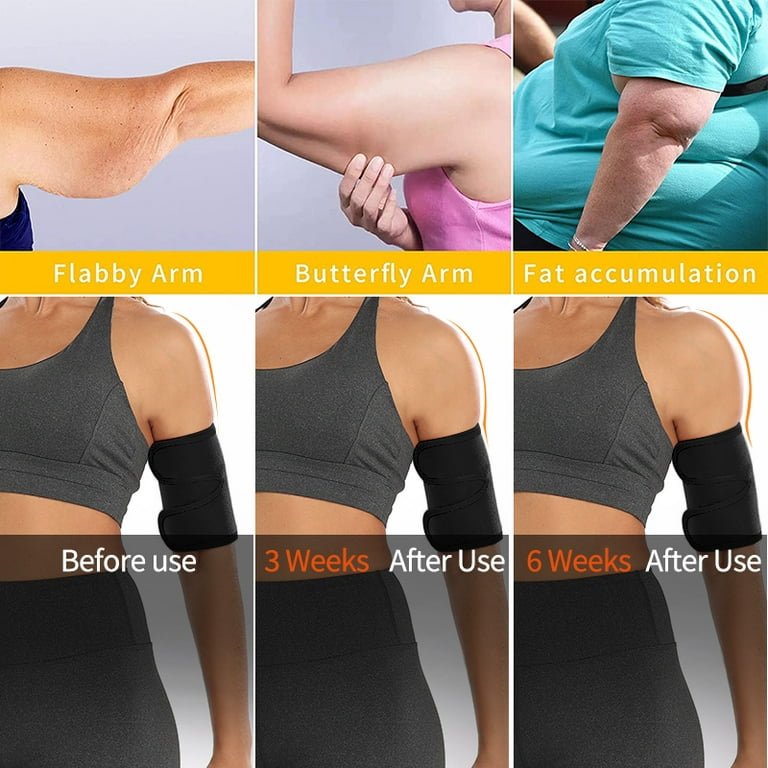 AIXPI Arm Trimmers for Women & Men, Sweat Arm Shaper Bands, Sauna Arm  Slimmer Shaper Wraps for Weight Loss & Sports Workout