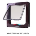 thumbnail image 3 of jesticaly Cat Flap Door With 4 Way Lock Durable And Convenient For Cats And Dogs 4 Way 1Set, 3 of 5