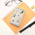 thumbnail image 7 of JIALIOU Nylon Trifold Card Wallet with ID Window Zipper Pocket for Men Women Teen Cartoon Rabbits Carrots Mushroom, 7 of 7