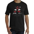 thumbnail image 2 of Mens Steamboat Willie T-Shirt - Vintage Relationship Goals Cartoon Shirt, Black Small, 2 of 3