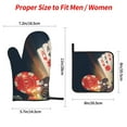 thumbnail image 2 of Cauagu Casino Poker Chips Print Oven Mitts and Pot Holders 4 pcs Set,Extra Thicken Long Kitchen Oven Glove Potholders BBQ Gloves-Oven Mitts and Pot Holders(11 Inch), 2 of 6