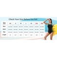 thumbnail image 3 of Charmo One Piece Athletic Racerback Swimsuit Womens Slimming Bathing Suits Color Block Training Swimwear, 3 of 8