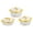 White, variant on Black 3-PCS Thermal Casserole Dish Set 1.5L/2L/2.5L – Insulated Stainless Steel Container with Lids for Hot & Cold Food, Ideal for Home, Kitchen, Family Dinners & Parties