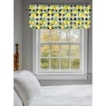thumbnail image 3 of Valances for Windows Farmhouse Watercolor Rod Pocket Cafe Window Treatments Valance Curtains for Kitchen Bathroom Laundry Basement Windows 42"x12", 3 of 9