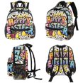 thumbnail image 4 of Easter Font Cute Adjustable Shoulder Strap Backpack with Large Capacity, Printed Design, Lightweight, 4 of 6