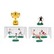 thumbnail image 5 of juego de trofeos en miniatura, mini portería de fútbol, modelo de jugador de fútbol pequeño para casa de muñecas, decoración de fiesta de fútbol, pequeños jugadores de fútbol de plástico, adorno par, 5 of 5